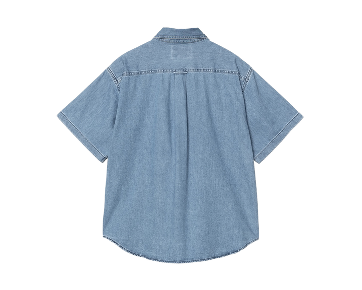 Carhartt WIP S/S Lucas Shirt Blue Bleached
