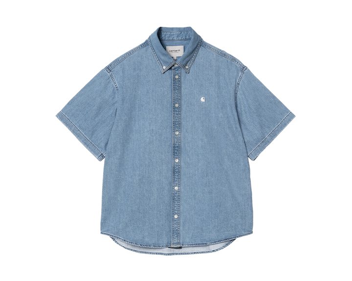 Carhartt WIP S/S Lucas Shirt Blue Bleached