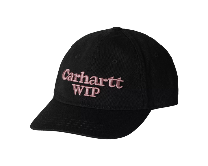 Carhartt WIP Script Cap Black/ Hortensia