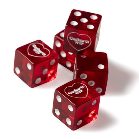 Carhartt WIP Heart Dice Set 100 % Other Scarlet