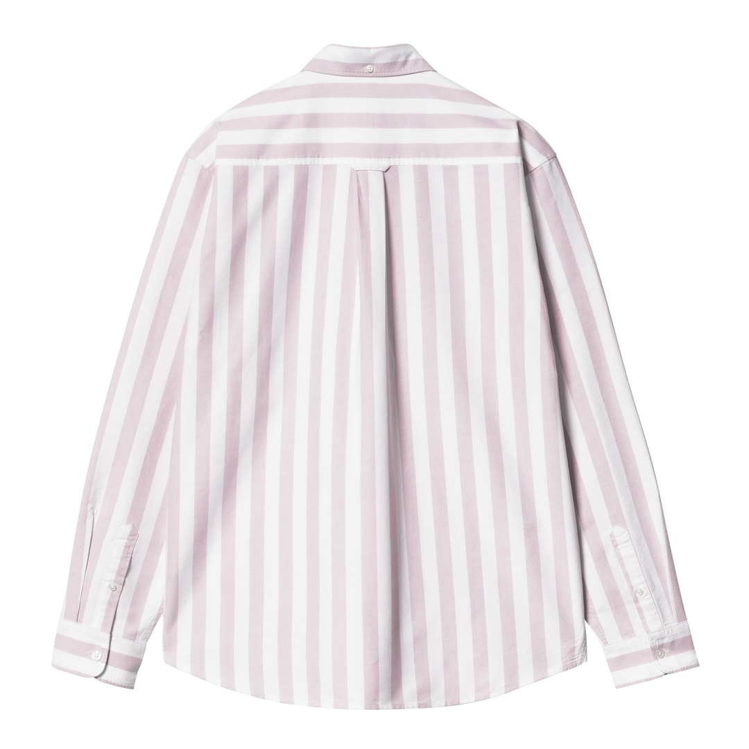 Carhartt WIP Dillion Shirt Stripe Hortensia