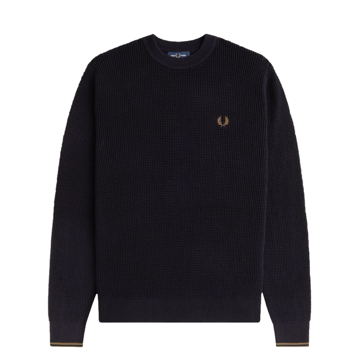 Fred Perry Waffle Stitch Jumper K6507