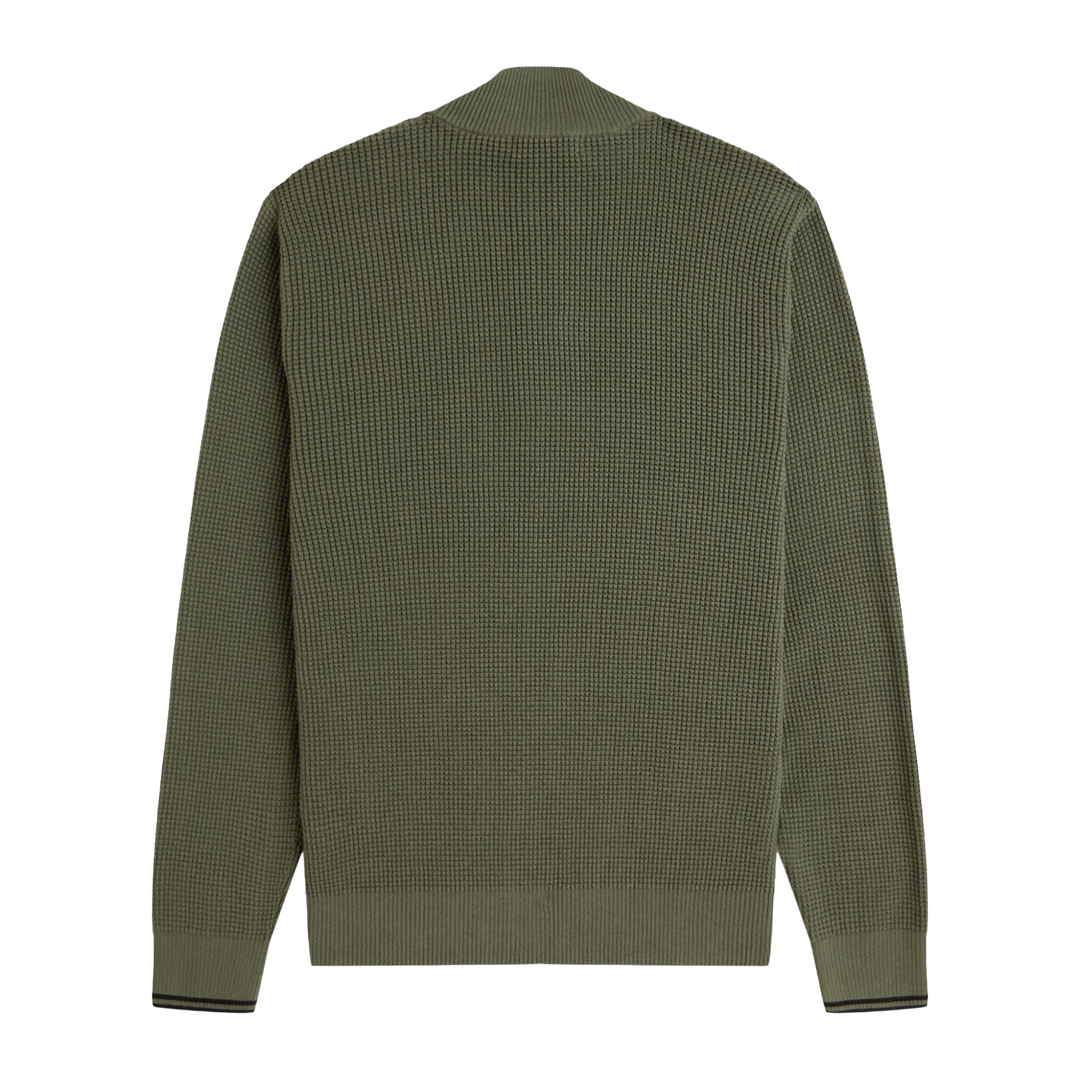 Fred Perry Waffle Stitch Half Zip Jumper K8557