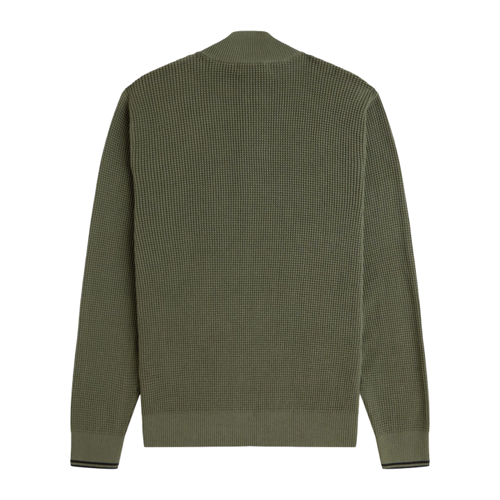 Fred Perry Waffle Stitch Half Zip Jumper K8557