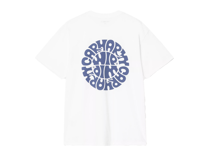 Carharrt WIP S/S Jazzy T-Shirt White / Blue Iris