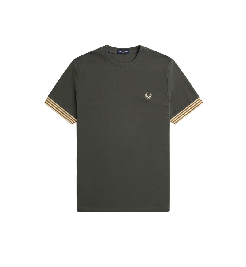 Fred Perry Striped Cuff T-Shirt M7707