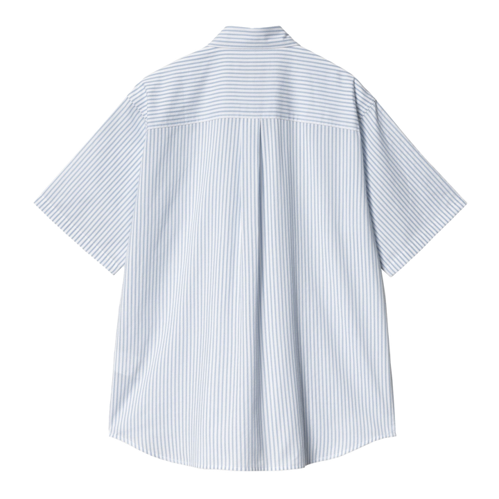 Carhartt WIP S/S Phelps Shirt Stripe Bluebird