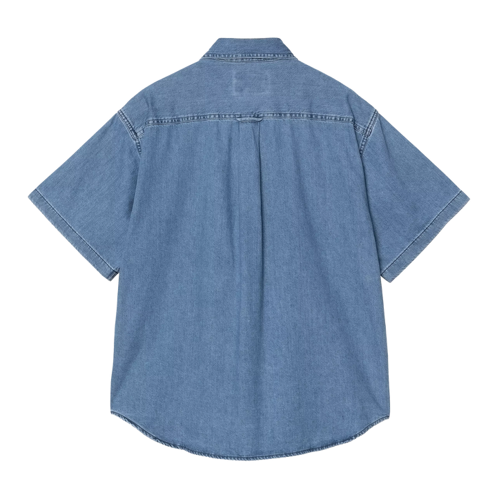 Carhartt WIP S/S Lucas Shirt Blue stone washed